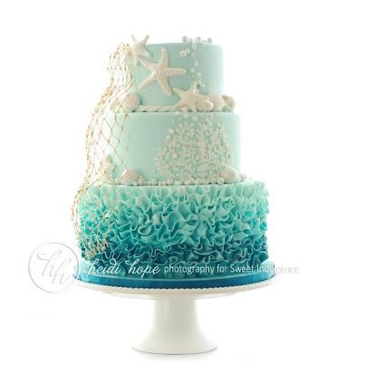 Ocean Themed Birthday Cake