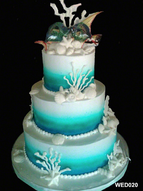 Ocean Wedding Cake