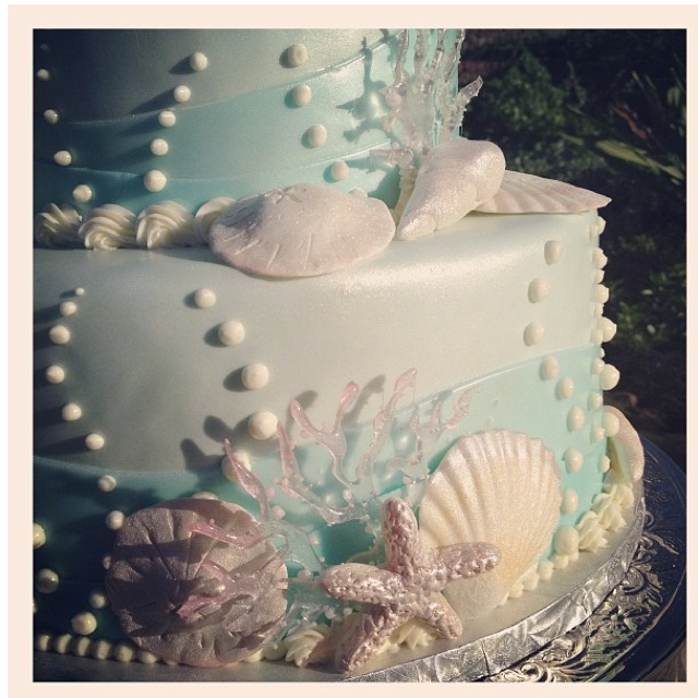 Ocean Wedding Cake