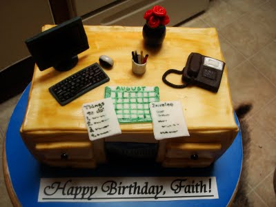 Office Work Anniversary Cake