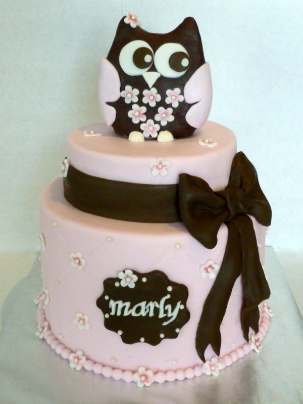 Owl Birthday Cake