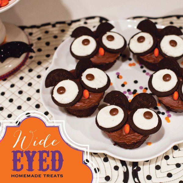 Owl Cupcakes Halloween Party Ideas