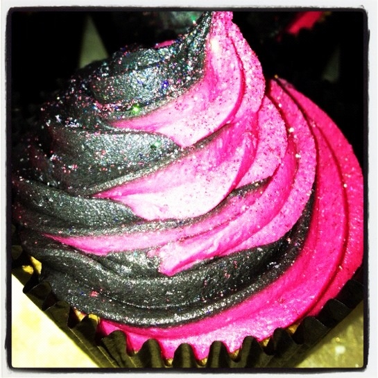 Pink and Black Cupcake Ideas