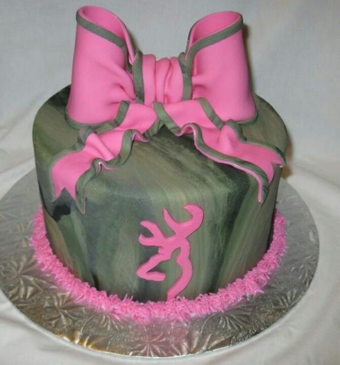 Pink Camo Browning Cakes for Girls Pink Camo Browning Cakes for Girls