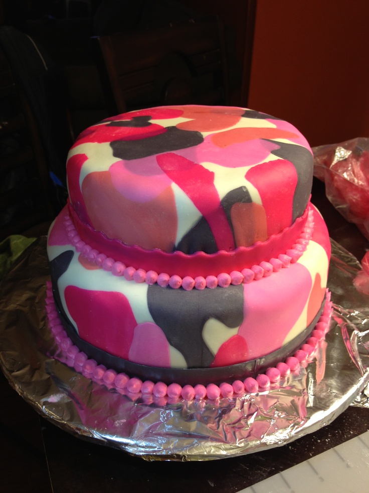 Pink Camo Cake Pink Camo Cake