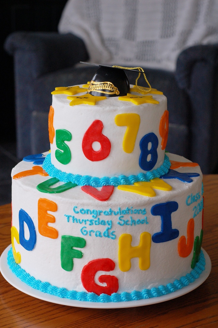 Preschool Graduation Cake Preschool Graduation Cake