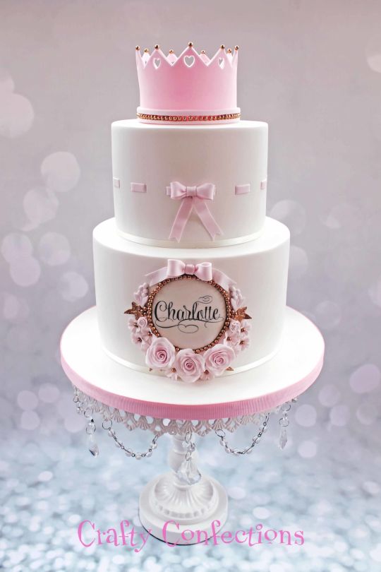 Princess Christening Cake