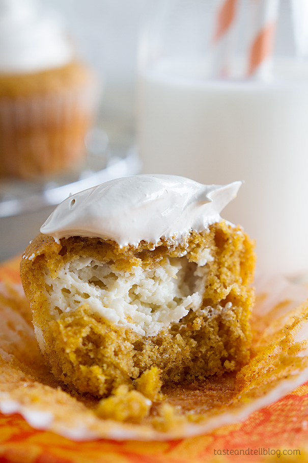 6 Photos of Pumpkin Cheese Cake Cupcakes