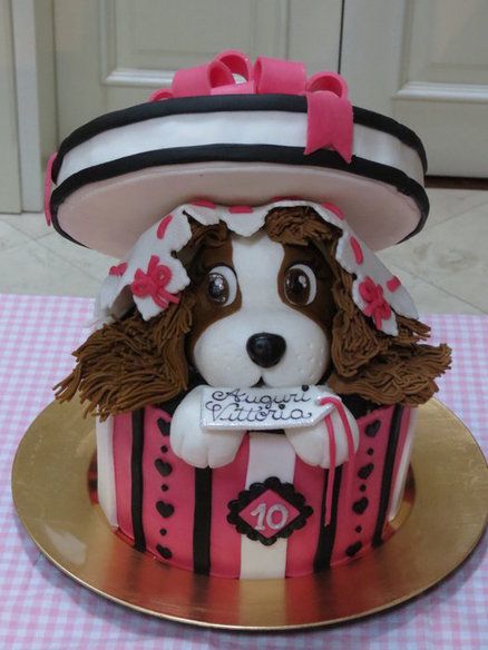 Puppy Dog Birthday Cake