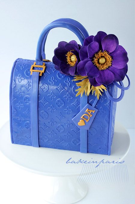 Purple Purse Birthday Cakes