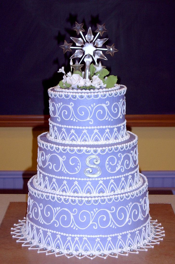 Purple Sweet Sixteen Cake