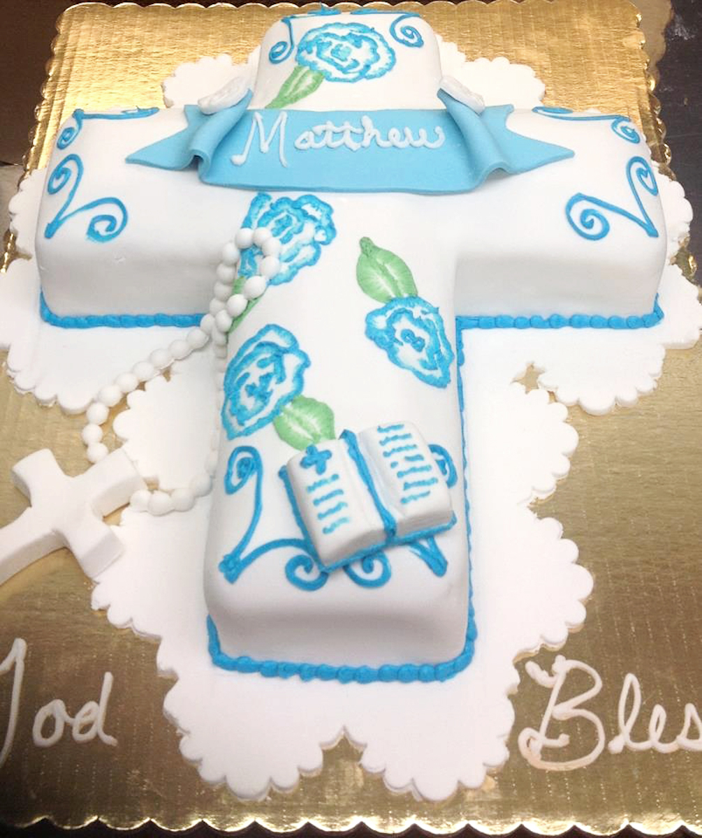 Religious Cross Birthday Cake Religious Cross Birthday Cake