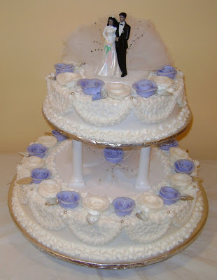 Rose Wedding Cake