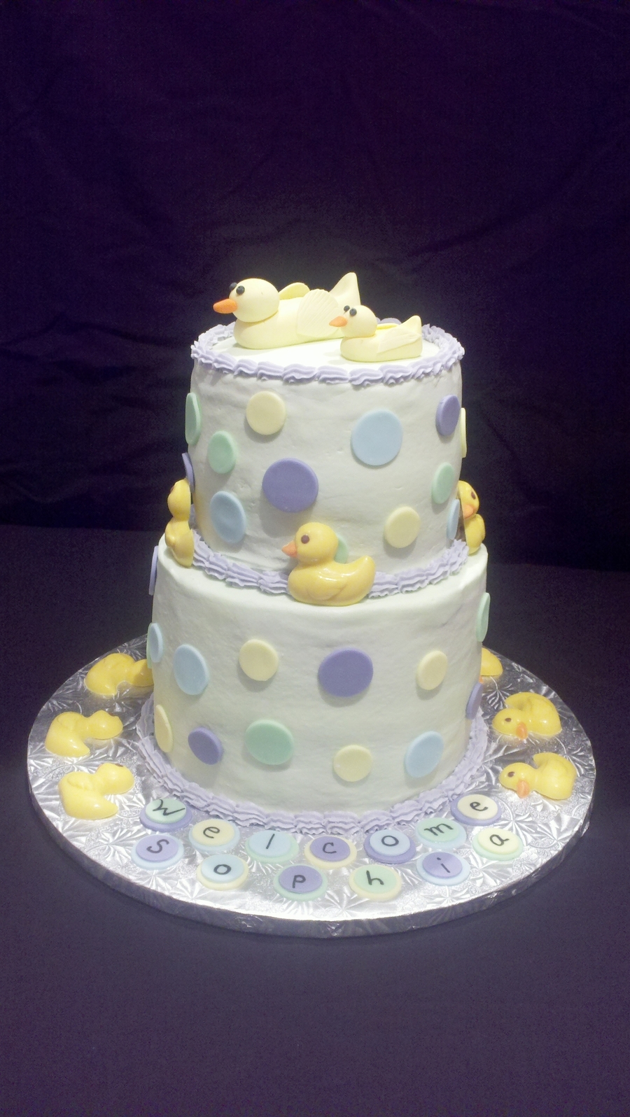 Rubber Ducky Baby Shower Cake