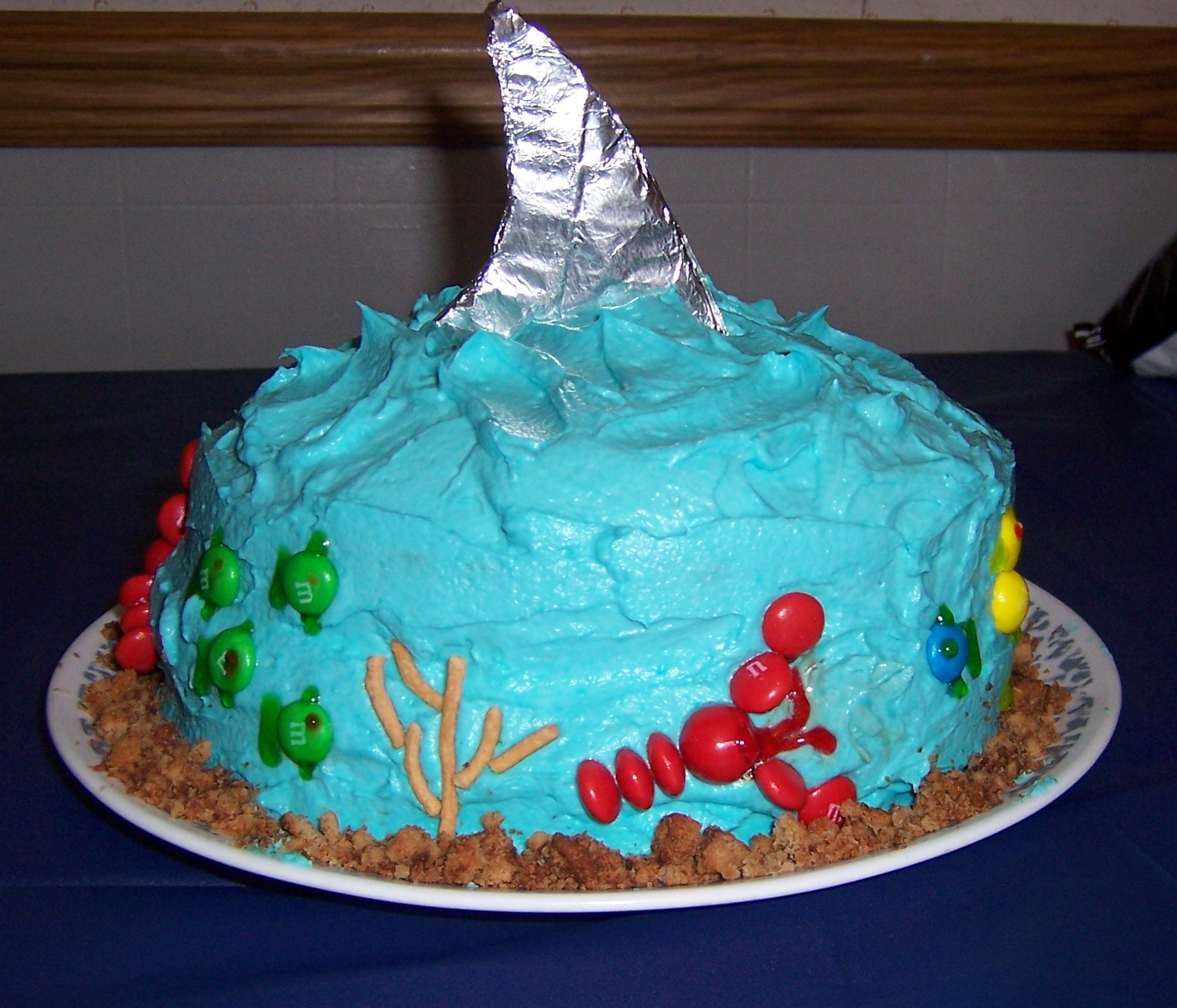 Shark Ocean Birthday Cake