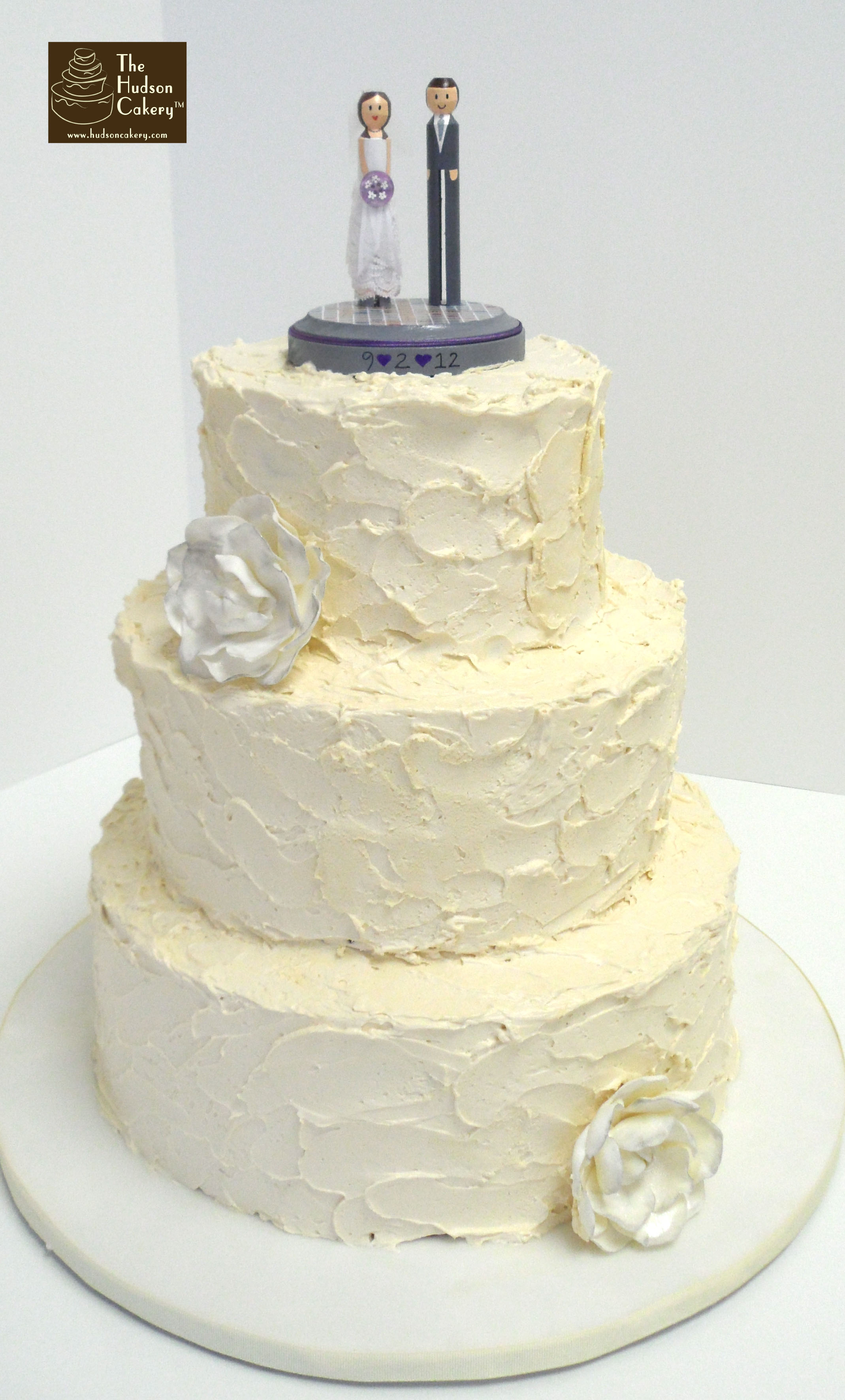 Simple Buttercream Wedding Cake Simple Buttercream Wedding Cake