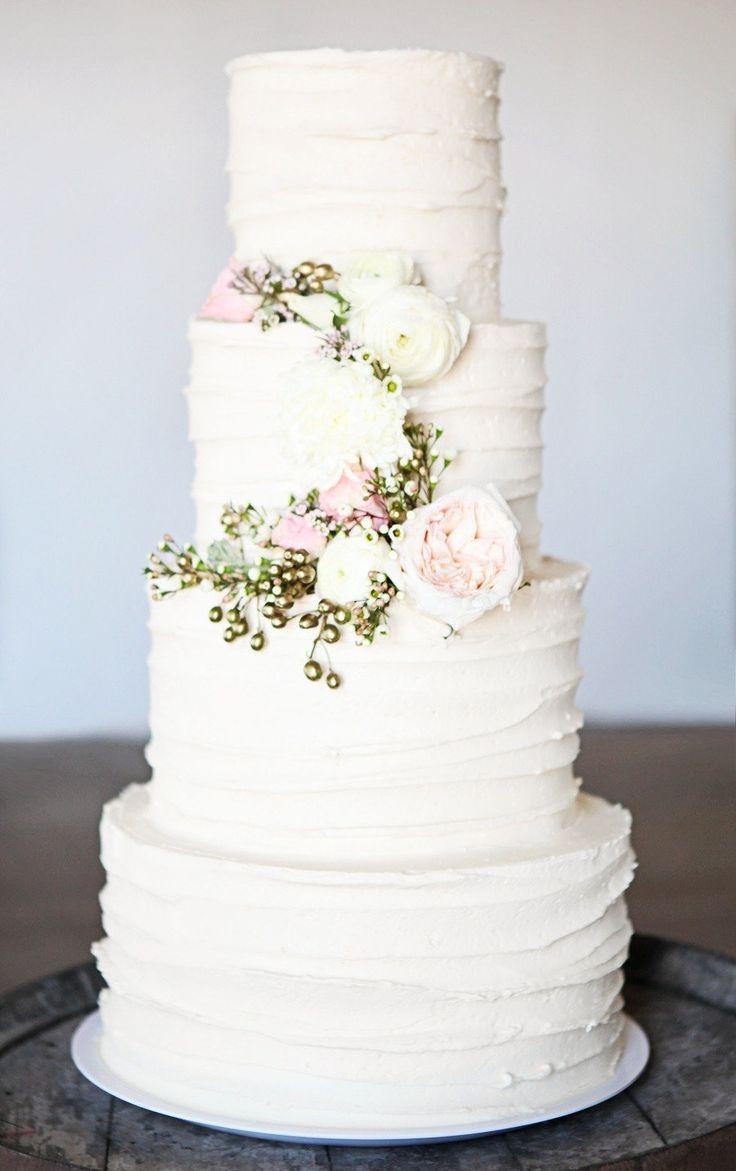 Simple White Wedding Cake Simple White Wedding Cake