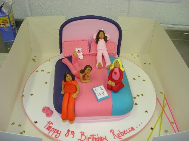 Sleep Over Birthday Cake Sleep Over Birthday Cake