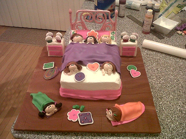 Slumber Party Birthday Cake Slumber Party Birthday Cake