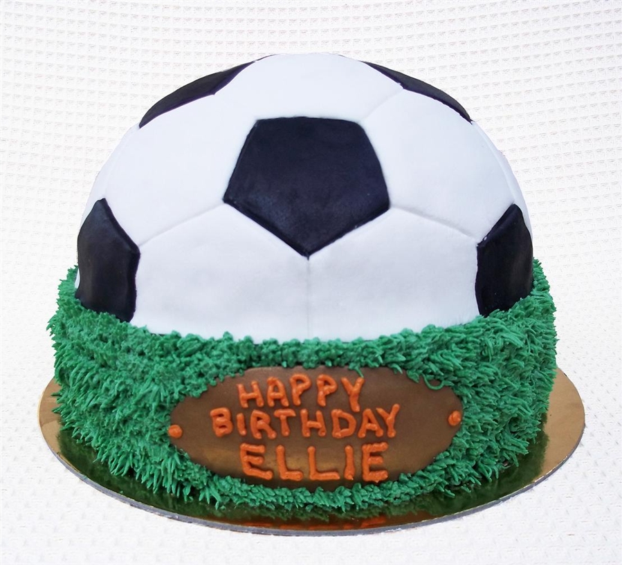 Soccer Ball Birthday Cake