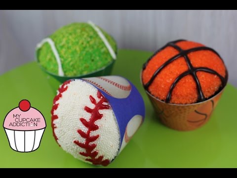 Sports Ball Cupcakes Sports Ball Cupcakes
