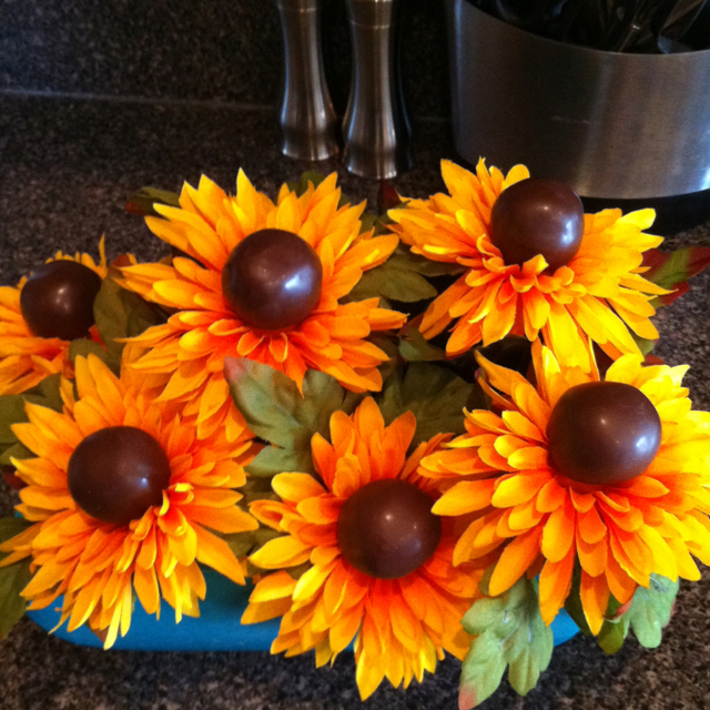 Sunflower Cake Pops Sunflower Cake Pops