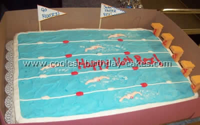 Swimming Pool Cake Idea