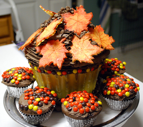 Thanksgiving Cupcake Cake Ideas