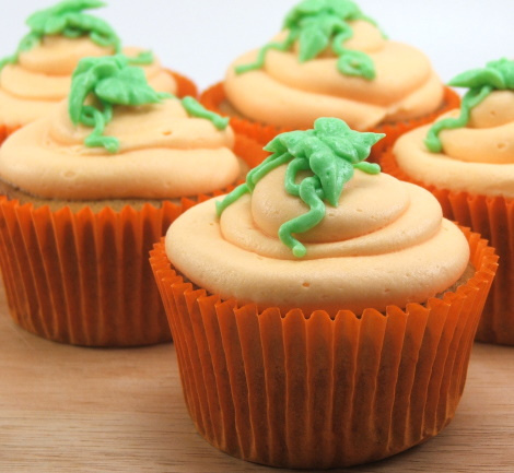 Thanksgiving Pumpkin Dessert Cupcake