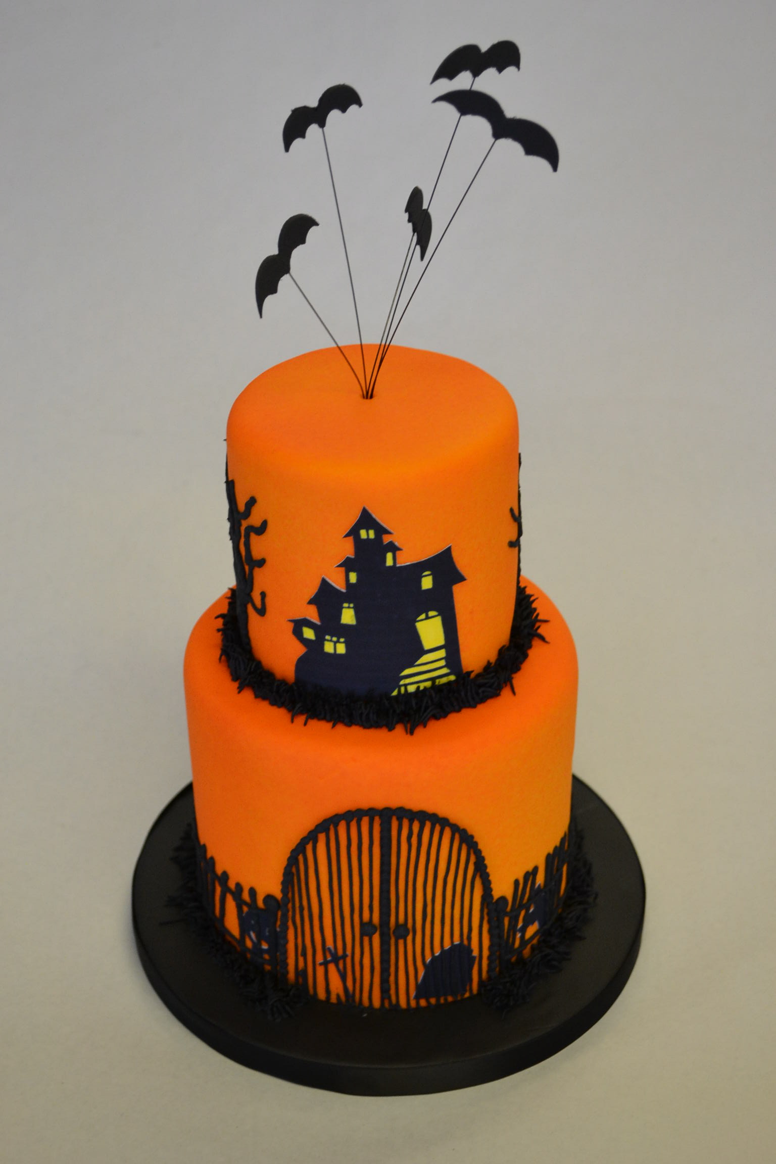 Two Tier Halloween Cake