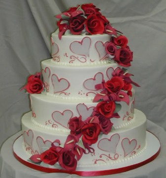 Valentine's Day Wedding Cake Ideas Valentine's Day Wedding Cake Ideas