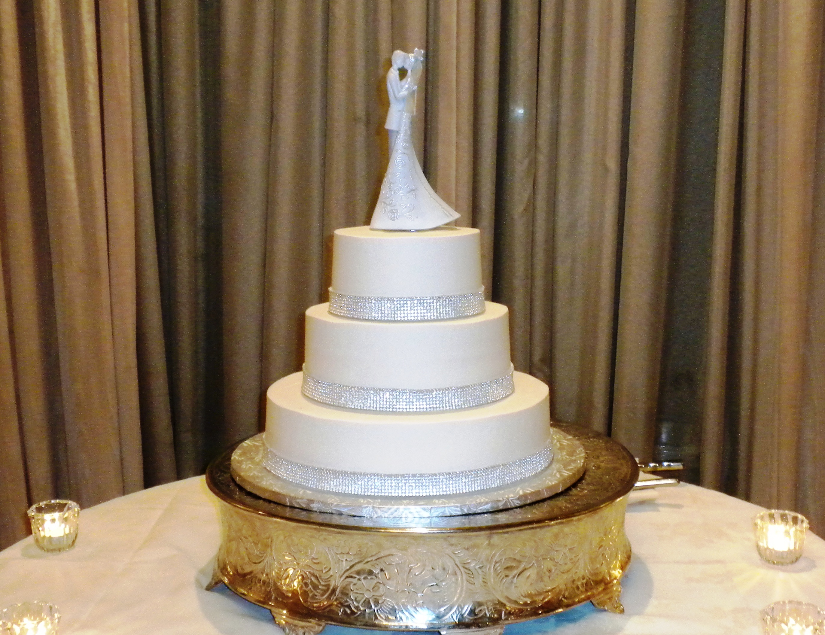 Wedding Cake with Bling