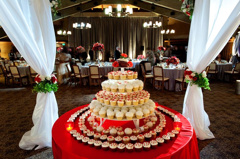 Wedding Cupcake Table Display
