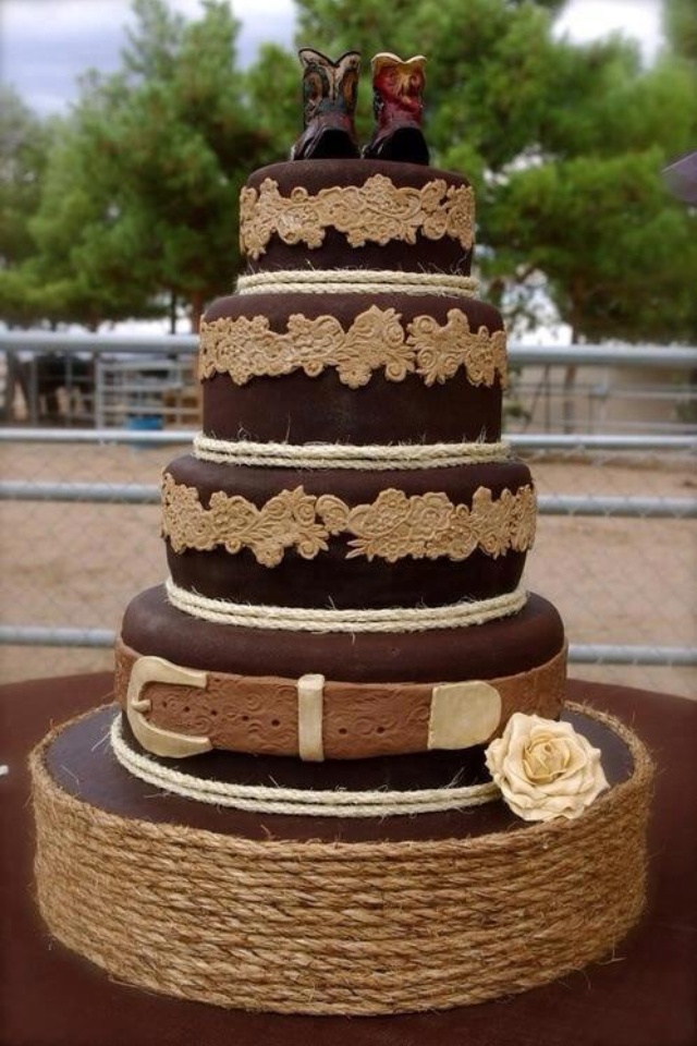 Western Wedding Cake Ideas