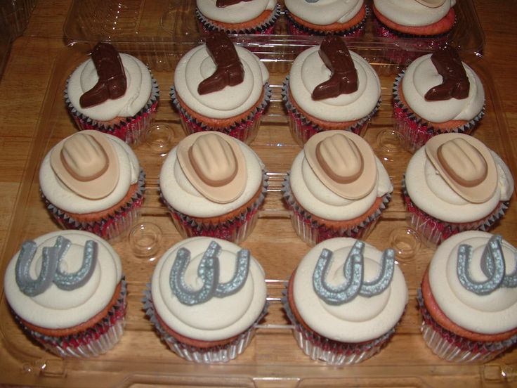 Western Wedding Cupcakes