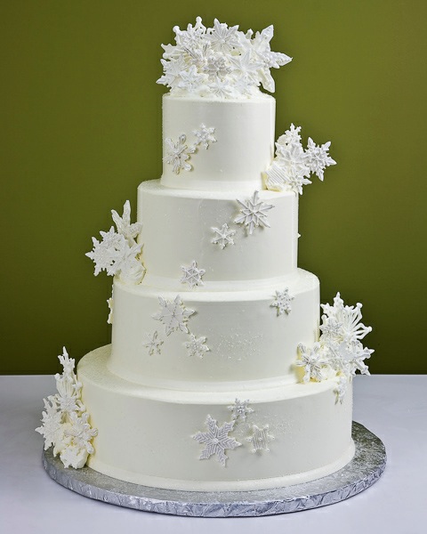 Winter Wedding Cake Winter Wedding Cake