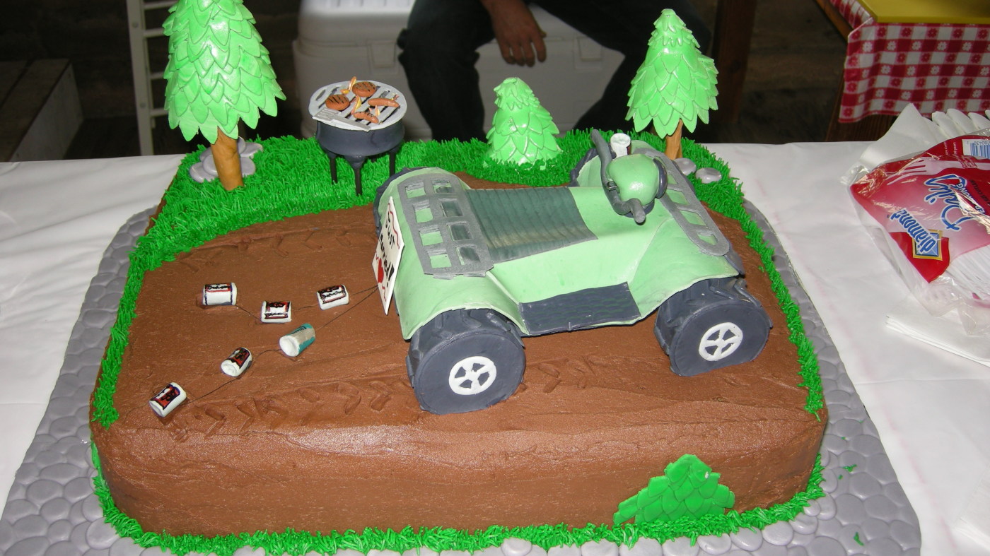 4 Wheeler Birthday Cake