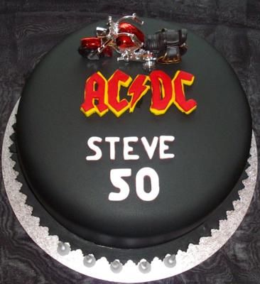 AC DC Birthday Cake AC DC Birthday Cake