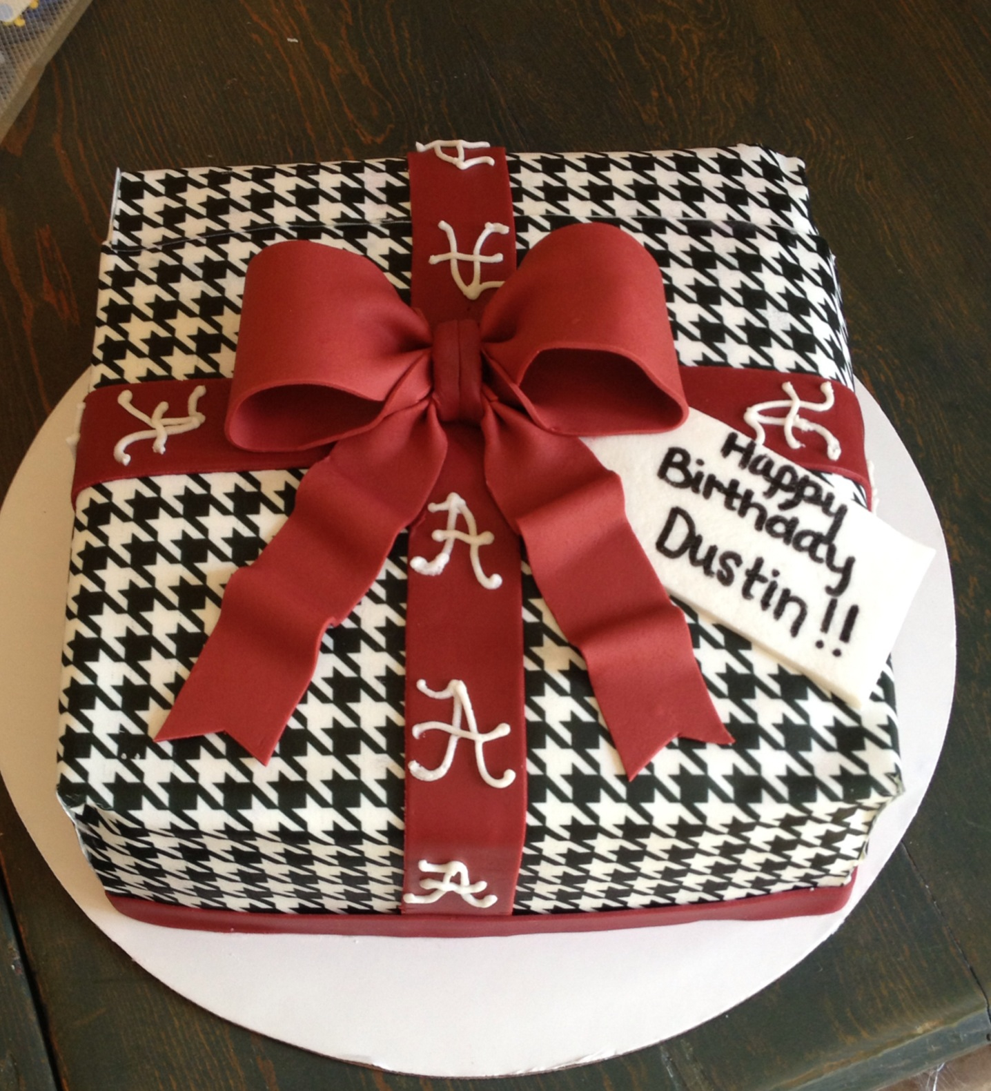 Alabama Crimson Tide Birthday Cake Alabama Crimson Tide Birthday Cake
