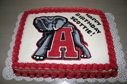 Alabama Crimson Tide Cake Alabama Crimson Tide Cake
