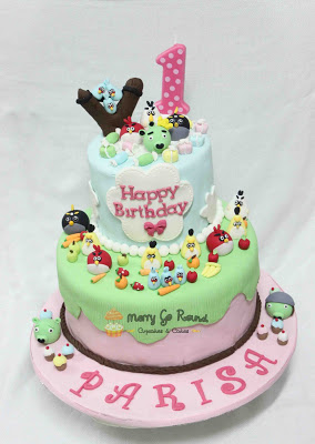 Angry Birds Girly Cake