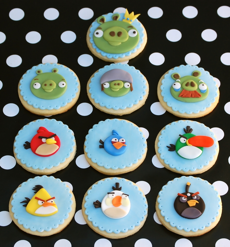 Angry Birds Sugar Cookies