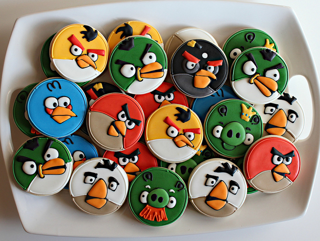 Angry Birds Sugar Cookies