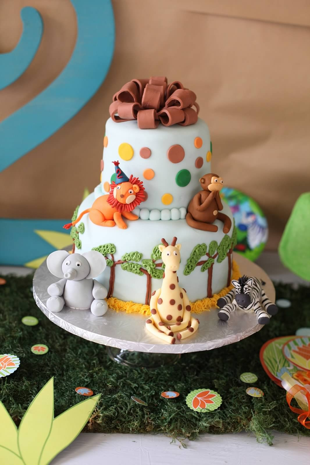 Animal Themed Cake Animal Themed Cake