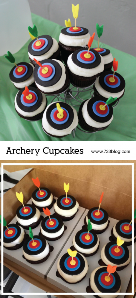10 Photos of Bow And Arrow Cupcakes 10 Photos of Bow And Arrow Cupcakes