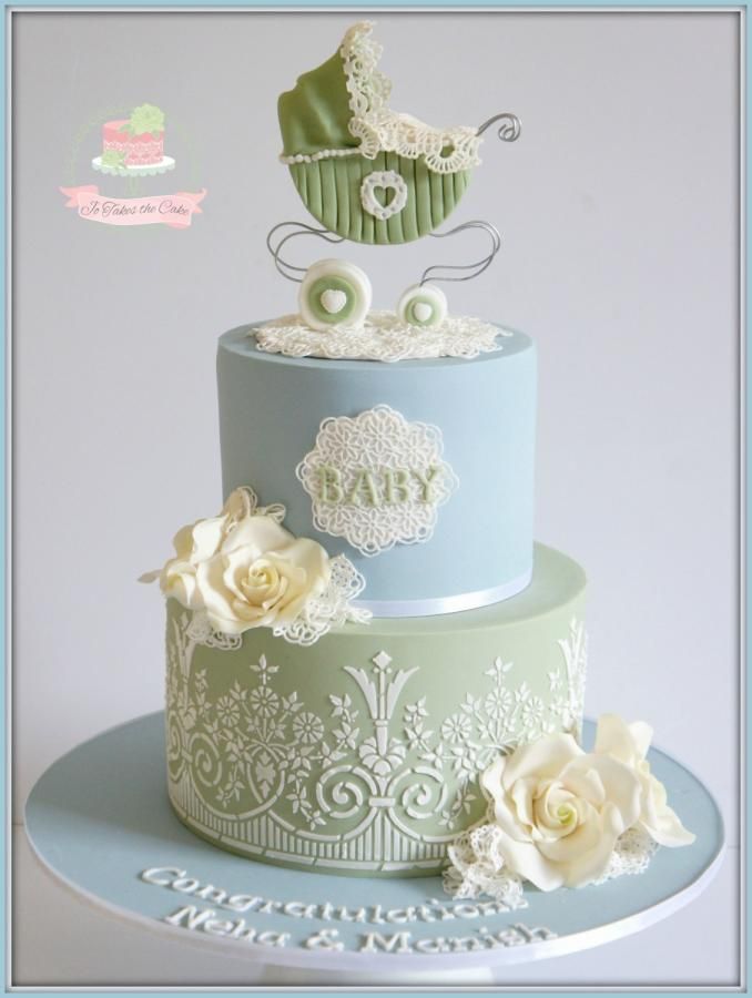 Baby Boy Shower Cake