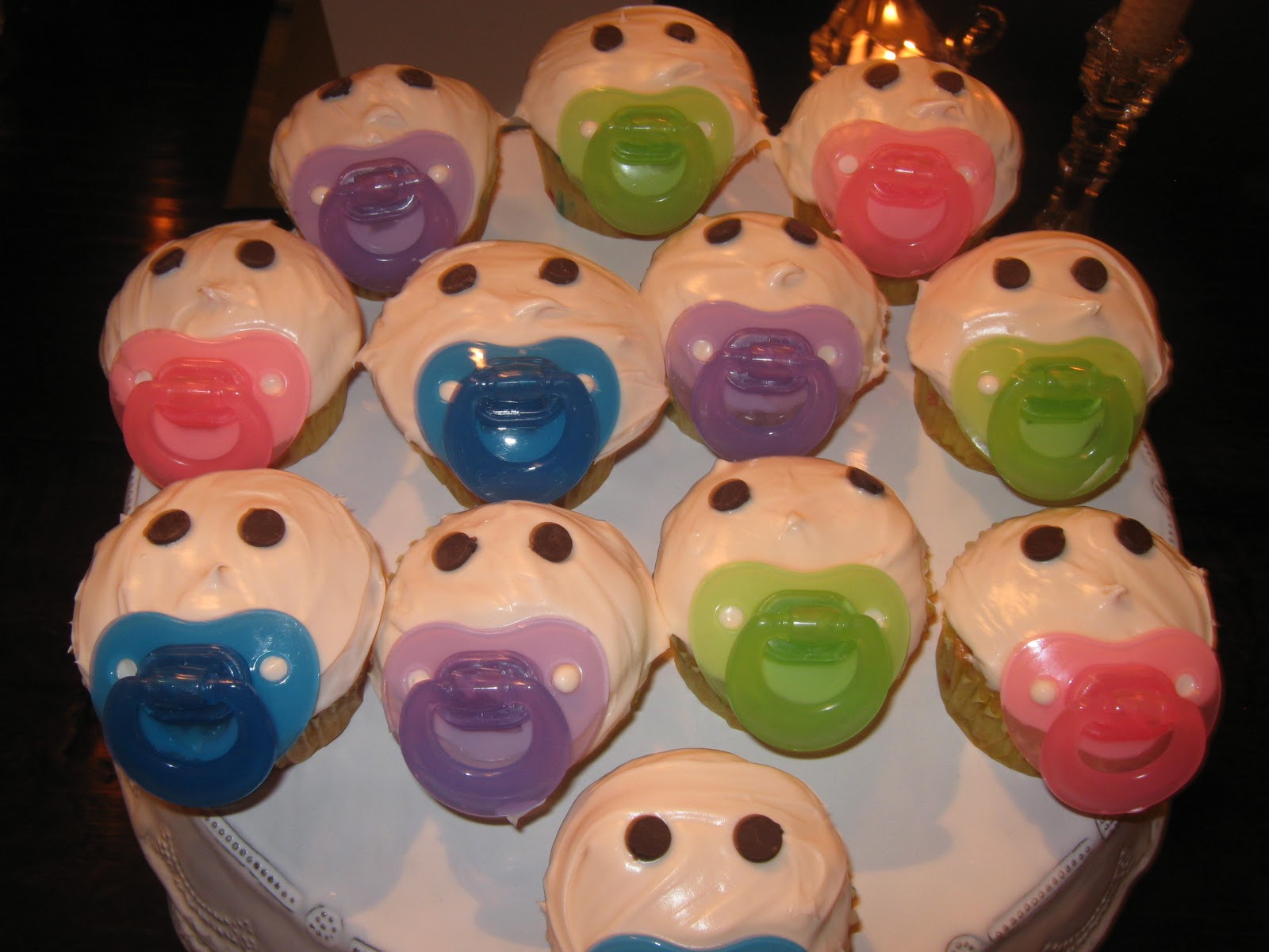 Baby Face Cupcakes