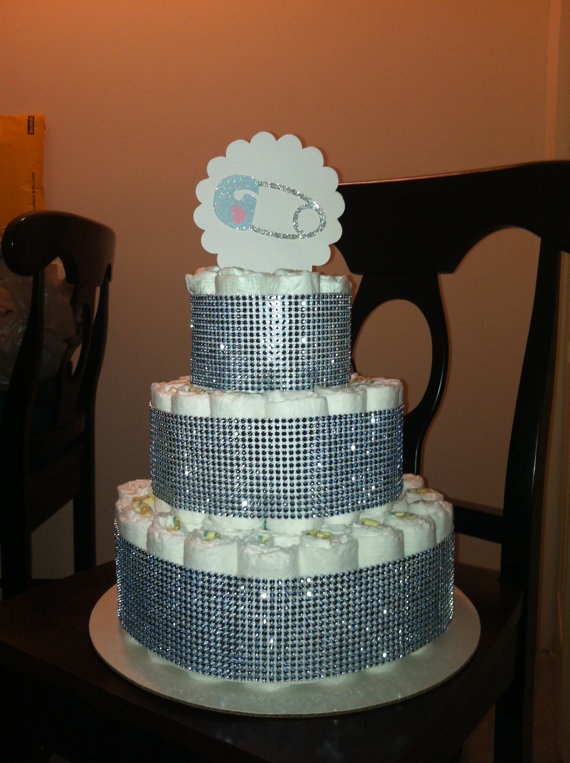 Baby Shower Cakes with Bling