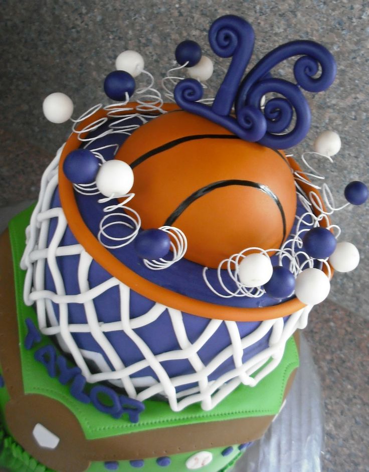 Basketball Birthday Cake