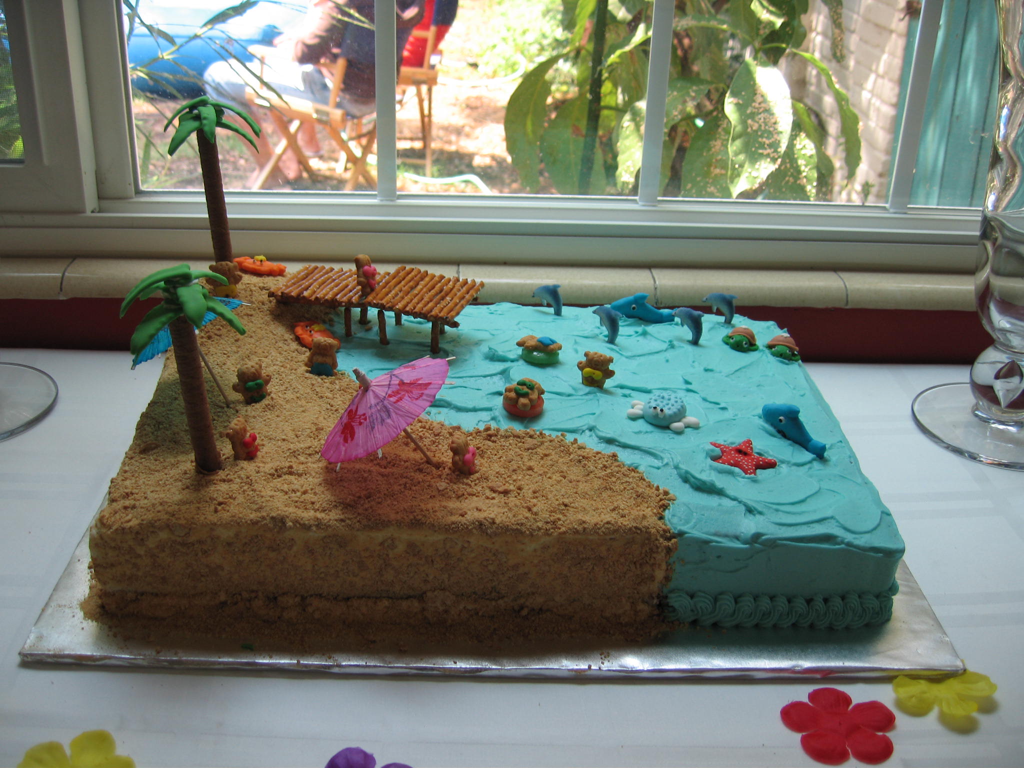 Beach Cake Decorating Ideas